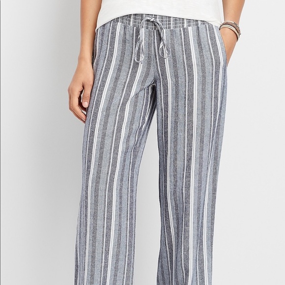 maurices striped pants